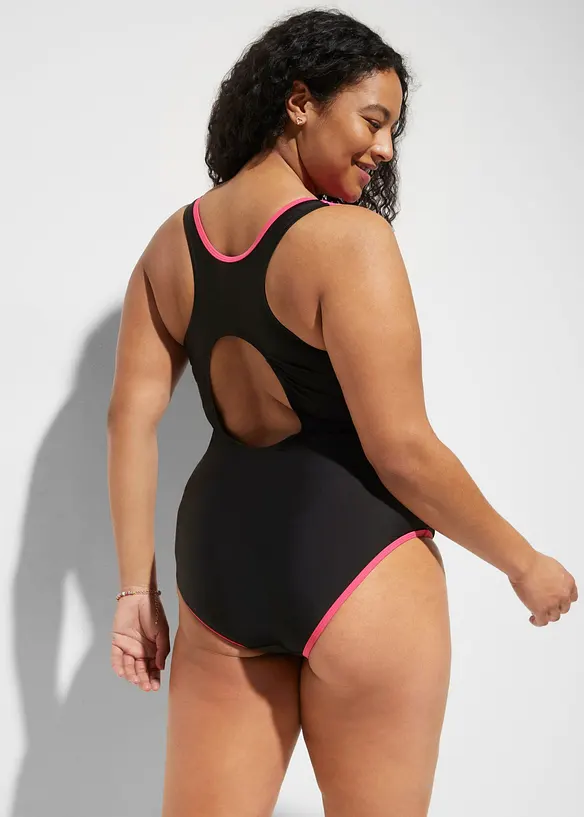 Costume intero sportivo con spalline olimpioniche, bonprix
