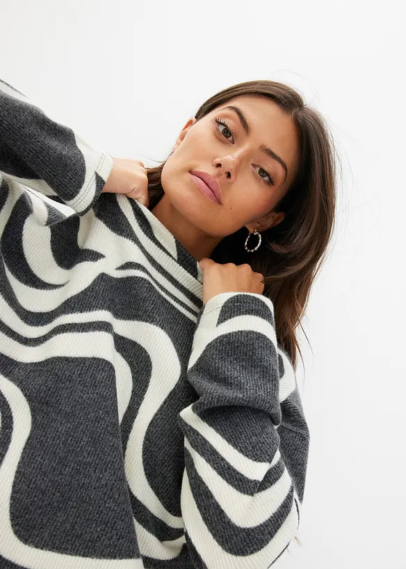 Maglia morbida a coste, bonprix