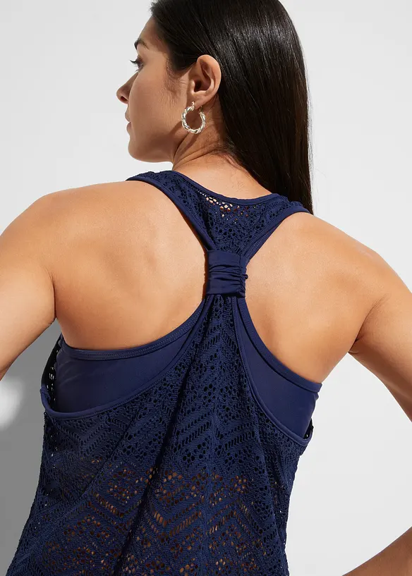 Tankini in pizzo (set 2 pezzi), bonprix