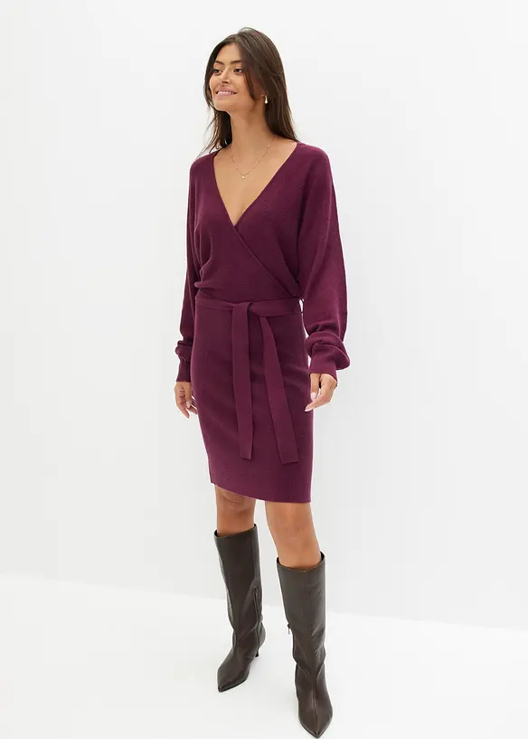 Abito in maglia misto viscosa, bonprix