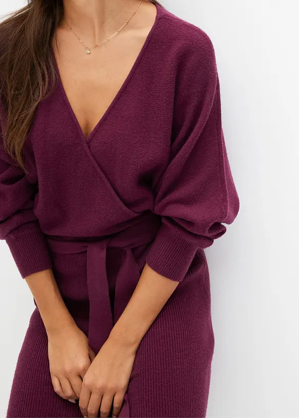 Abito in maglia misto viscosa, bonprix