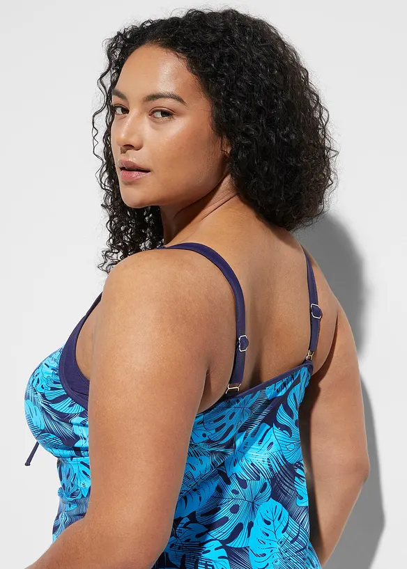 Tankini con arricciatura (set 2 pezzi), bonprix
