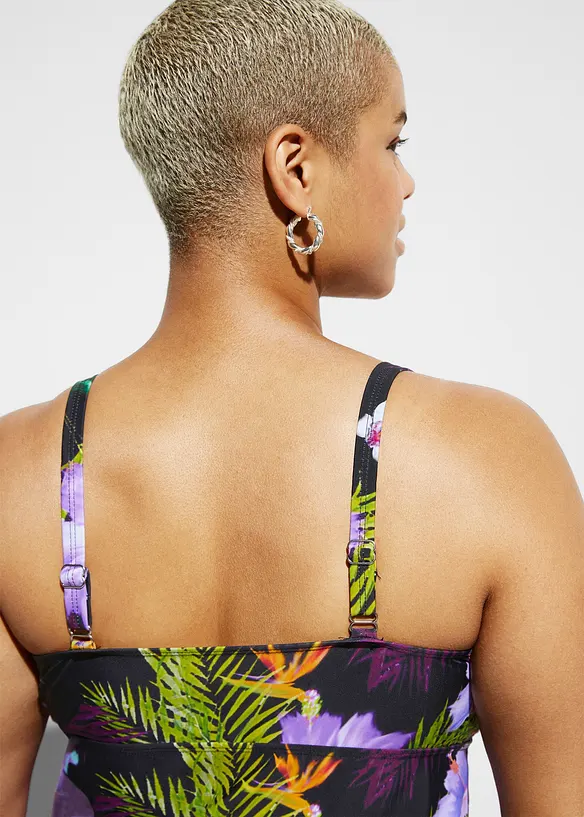 Tankini con scollatura a V (set 2 pezzi), bonprix