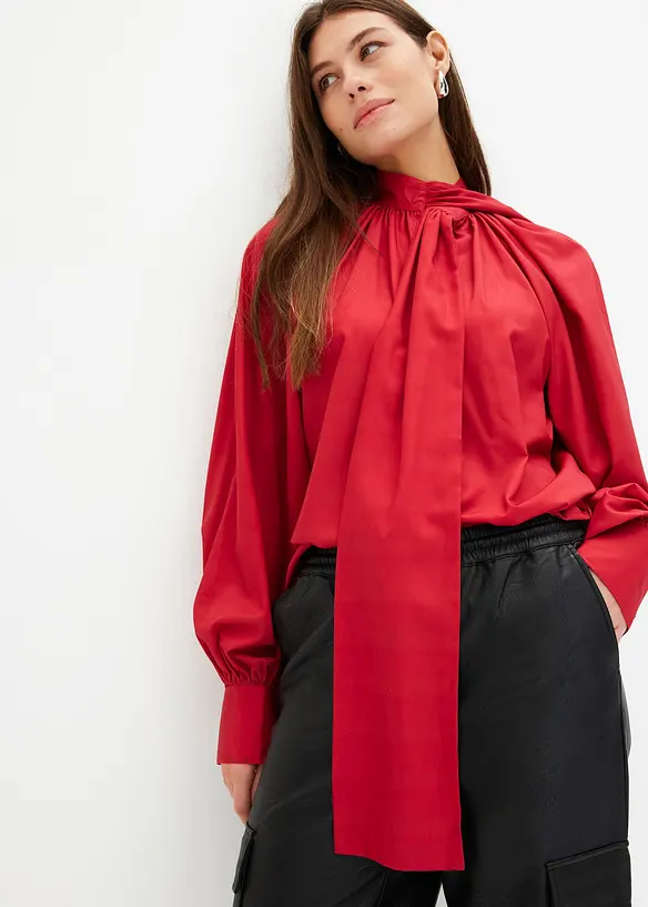 Camicetta con fiocco, bonprix