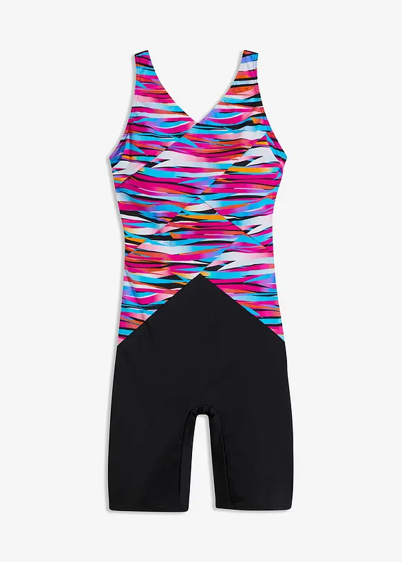 Costume intero a pantaloncino con effetto modellante medio, bonprix