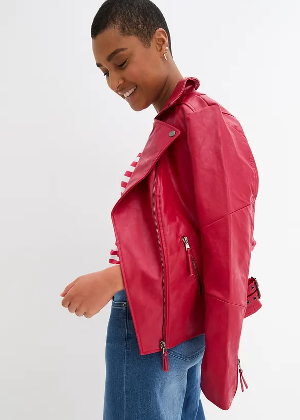 Giacca in similpelle di pura viscosa, bonprix