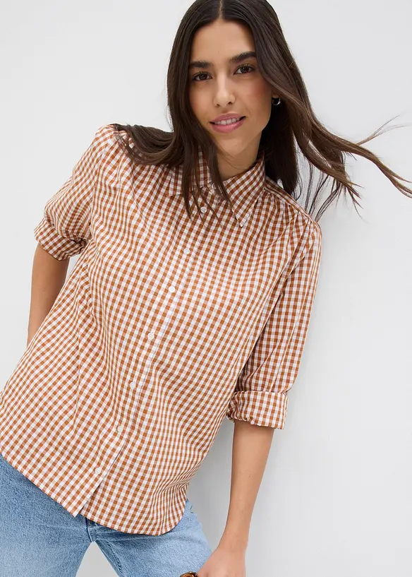 Camicetta oversize con maniche a sbuffo, bonprix