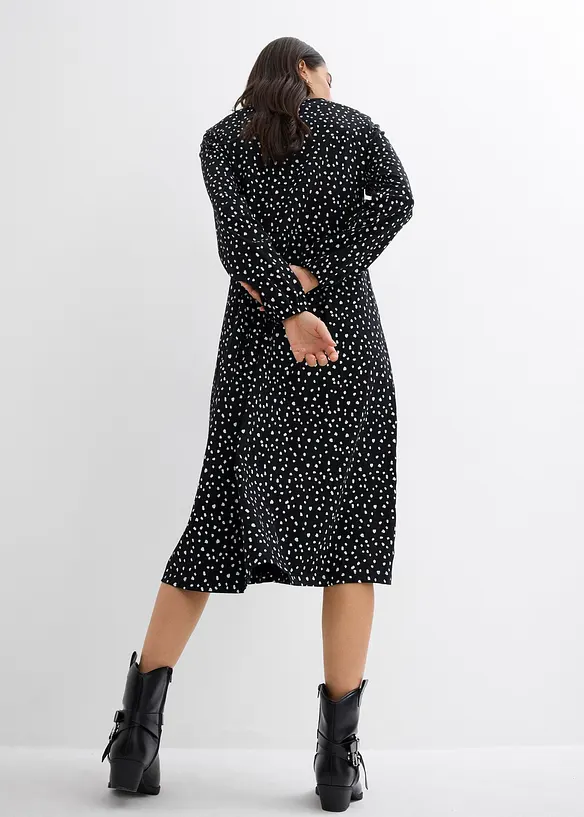 Abito midi in jersey di cotone, bonprix