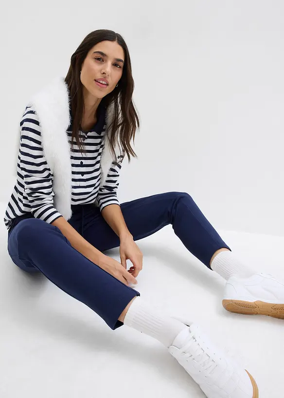 Pantaloni da jogging alla caviglia, bonprix