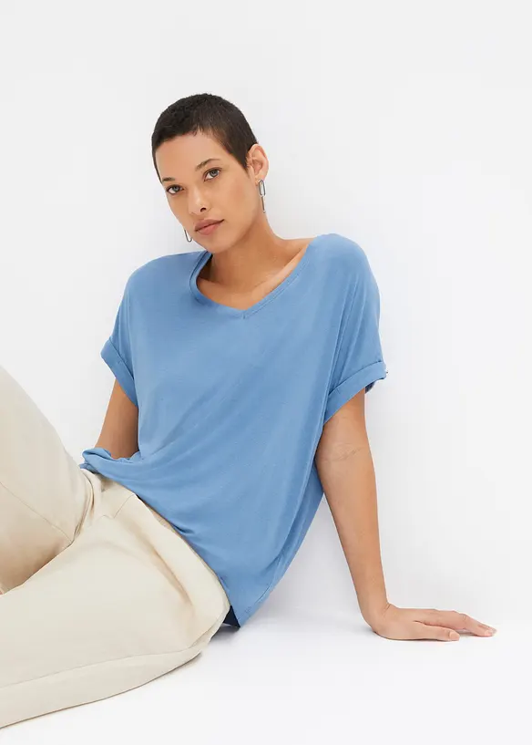 Maglia in misto viscosa fluente, bonprix