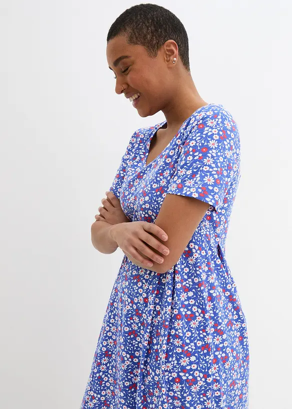 Abito midi di jersey in cotone, bonprix