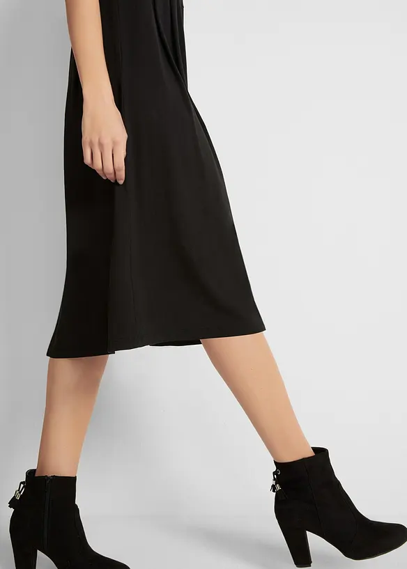 Abito midi di jersey in cotone, bonprix