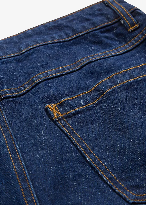 Jeans wide leg extra lunghi, vita media, bonprix