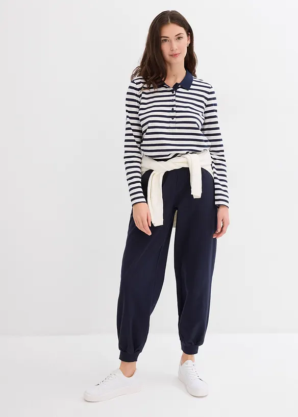 Pantaloni da jogging con elastico alla caviglia, bonprix