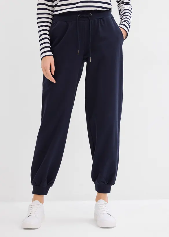 Pantaloni da jogging con elastico alla caviglia, bonprix