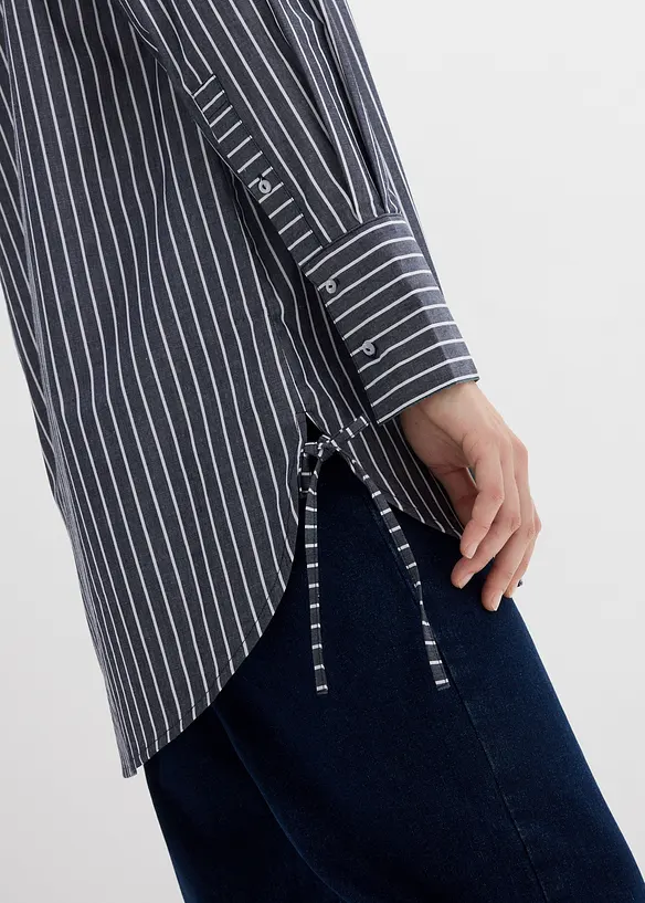 Camicia lunga in puro cotone, bonprix