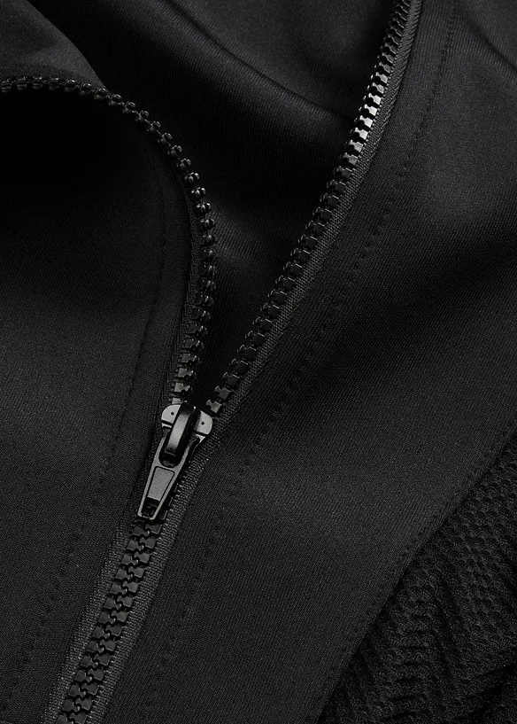 Giacca tecnica sportiva oversize con mesh trasparente, bonprix