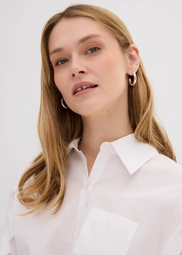 Camicetta cropped in puro cotone, bonprix