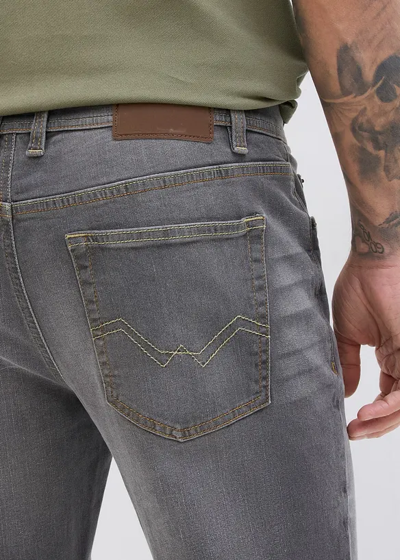Jeans elasticizzati regular fit, straight, bonprix