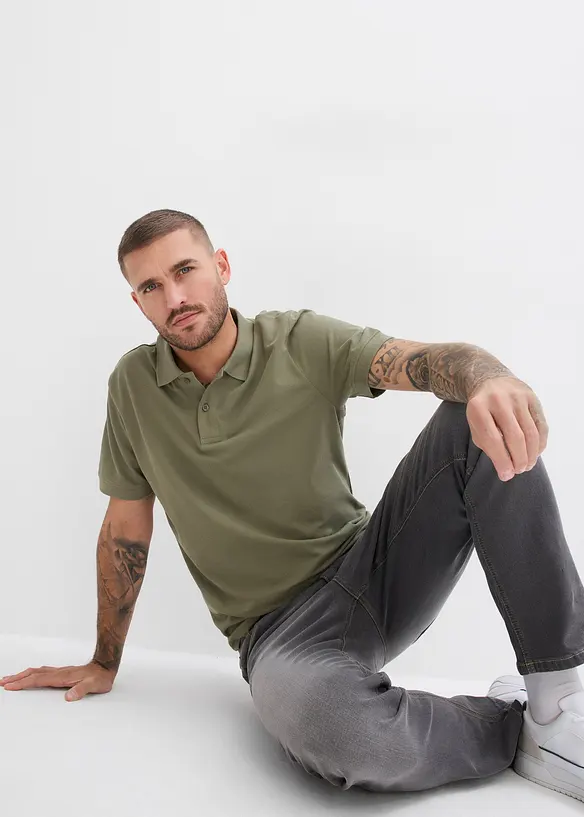 Jeans elasticizzati regular fit, straight, bonprix