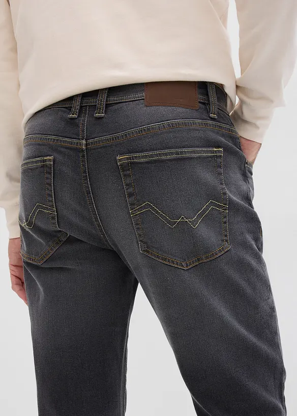Jeans elasticizzati regular fit, straight, bonprix