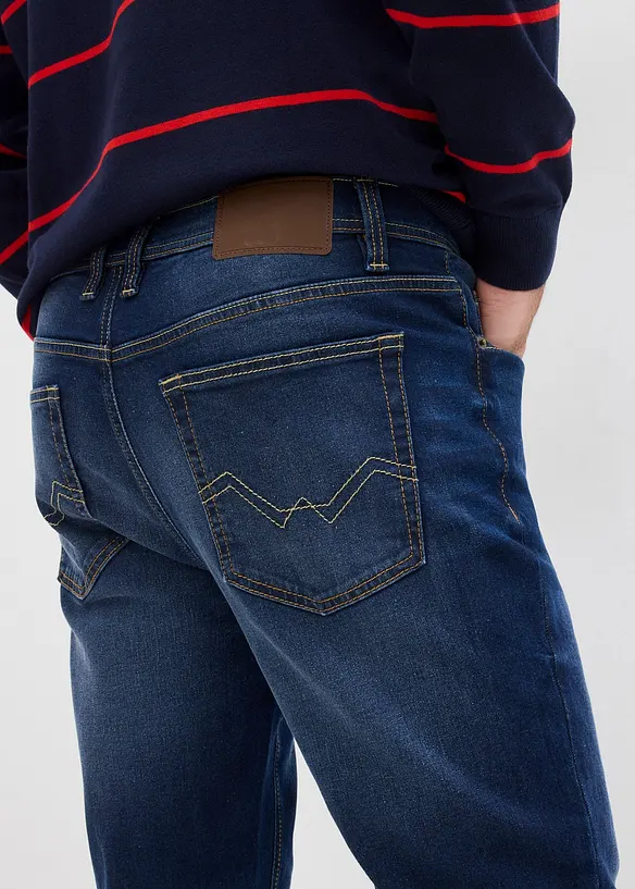 Jeans elasticizzati regular fit, straight, bonprix