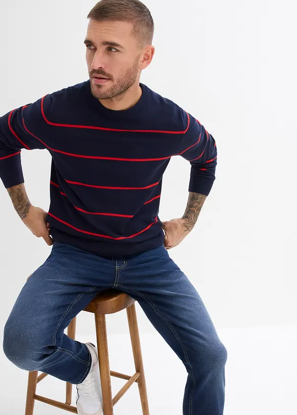 Jeans elasticizzati regular fit, straight, bonprix