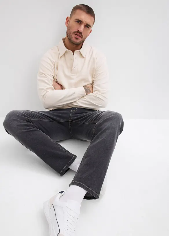 Jeans elasticizzati regular fit, straight, bonprix