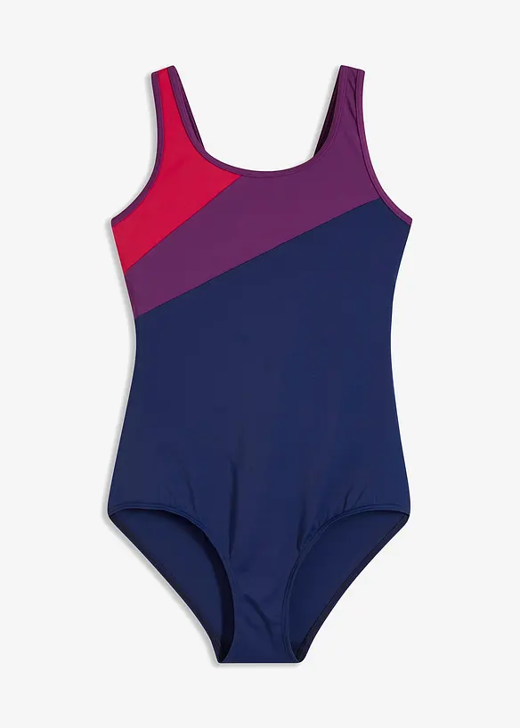 Costume intero sportivo con inserti a contrasto, bonprix
