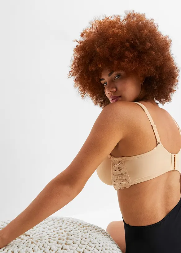 Reggiseno t-shirt con ferretto e spalline imbottite, bonprix