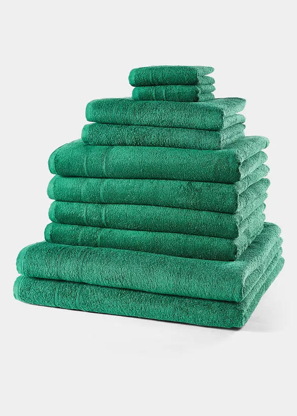 Set asciugamani (set 10 pezzi), bonprix