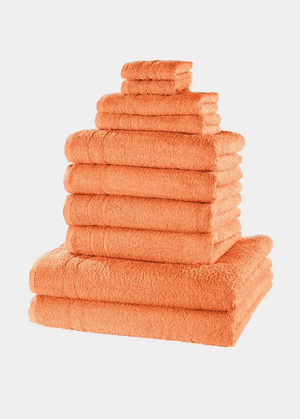 Set asciugamani (set 10 pezzi), bonprix