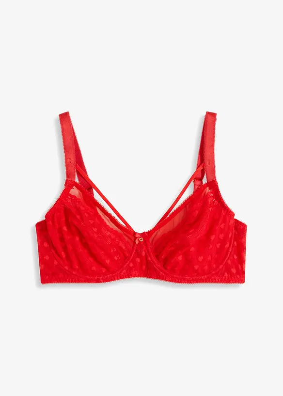 Reggiseno minimizer con ferretto e fascette decorative, bonprix