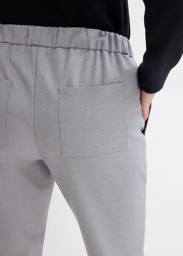 Pantaloni chino in misto viscosa con cinta comoda, bonprix