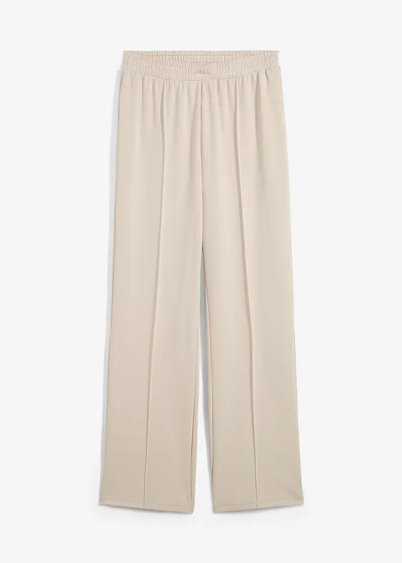 Pantaloni in felpa con viscosa, bonprix