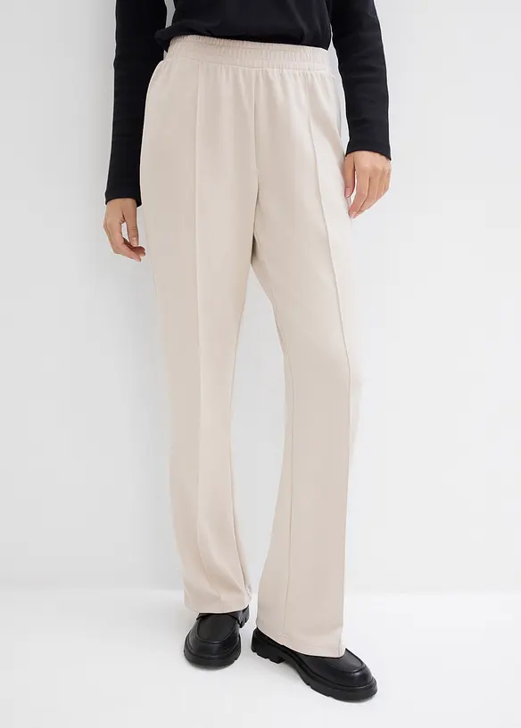 Pantaloni in felpa con viscosa, bonprix