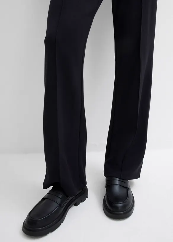 Pantaloni in felpa con viscosa, bonprix
