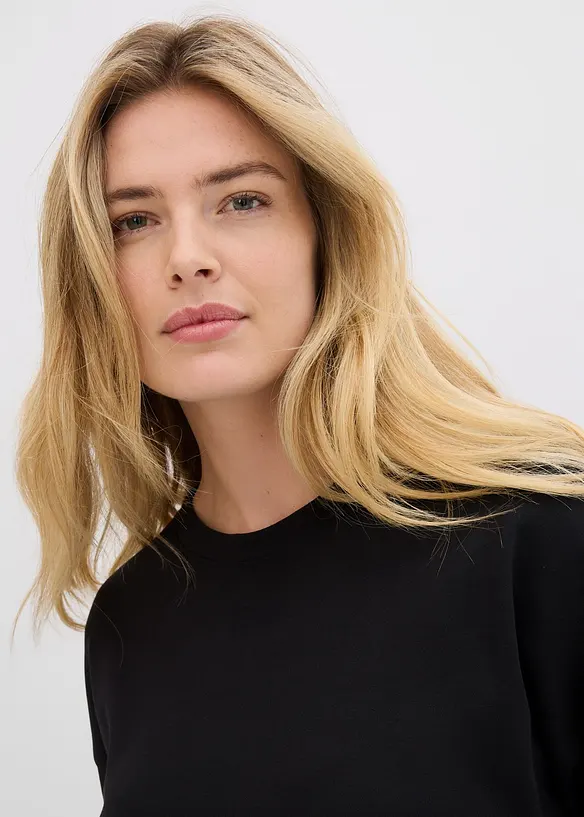 Maglia lunga in interlock, bonprix