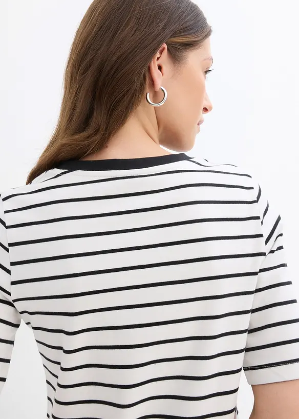 T-shirt in puro cotone biologico pesante, bonprix
