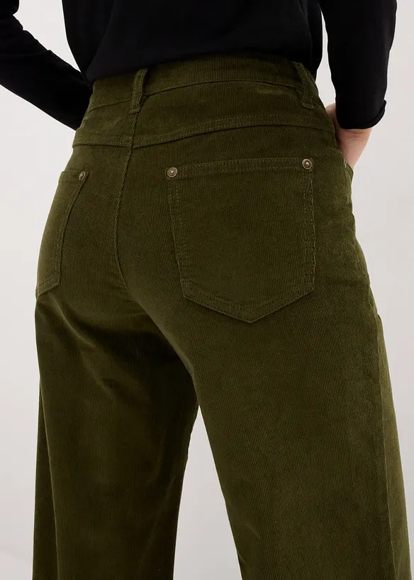 Pantaloni larghi di velluto a coste, bonprix