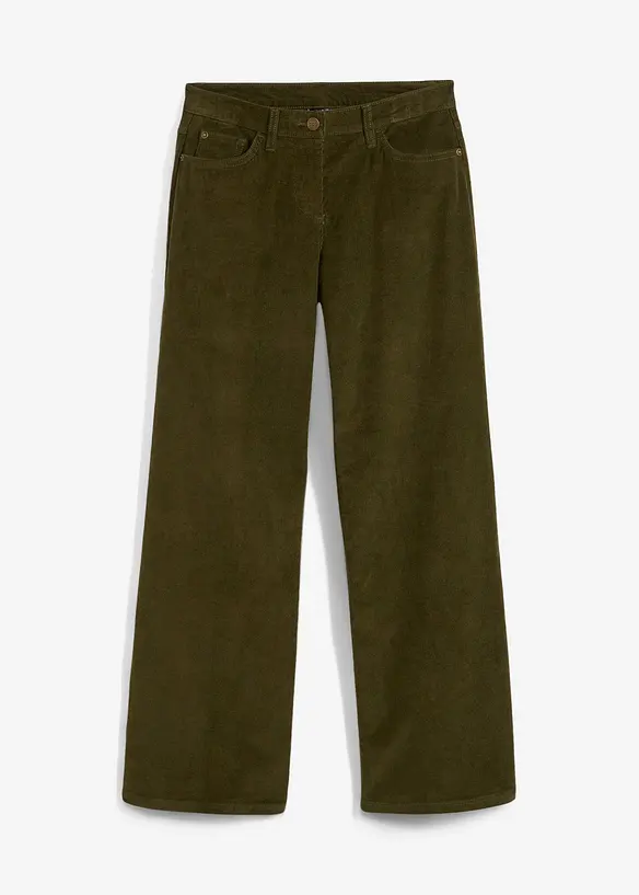 Pantaloni larghi di velluto a coste, bonprix