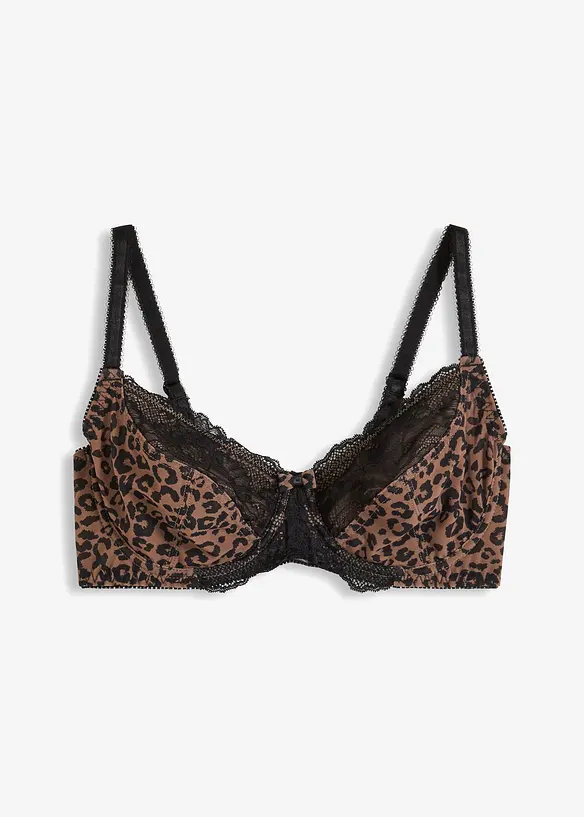 Reggiseno con ferretto e pizzo delicato, bonprix