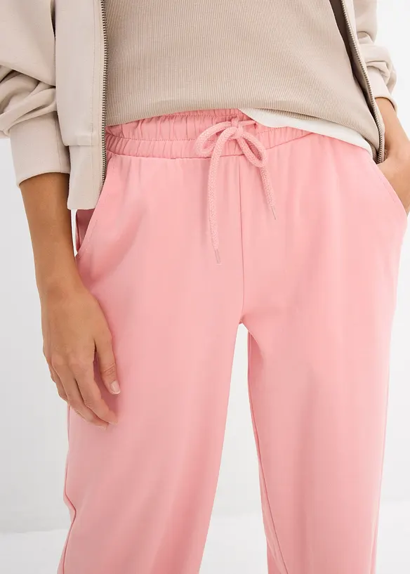 Pantaloni in jersey interlock, bonprix