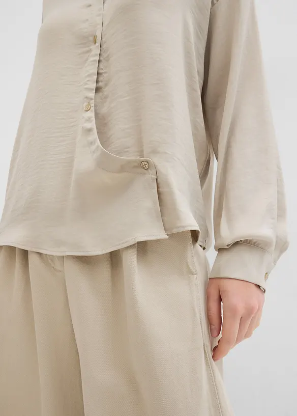 Camicia in satin fine, bonprix