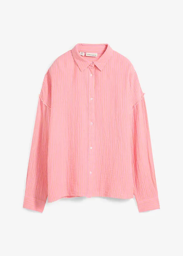 Camicia in mussola a righe, bonprix