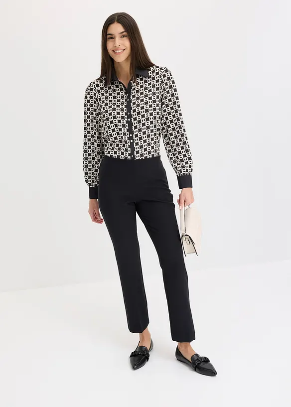 Pantaloni in tessuto elasticizzato, bonprix