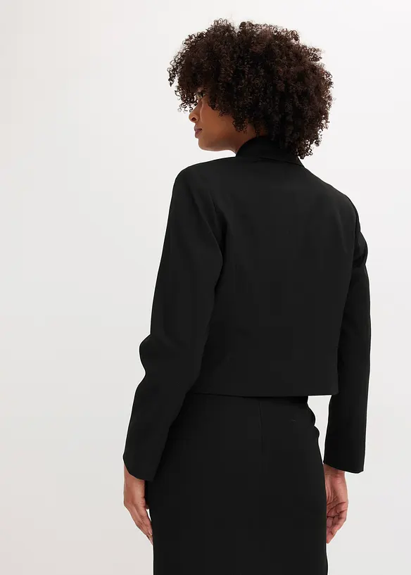 Blazer corto con bottoni gioiello, bonprix