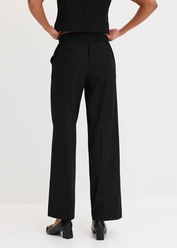 Pantaloni larghi con bottoni decorativi, bonprix