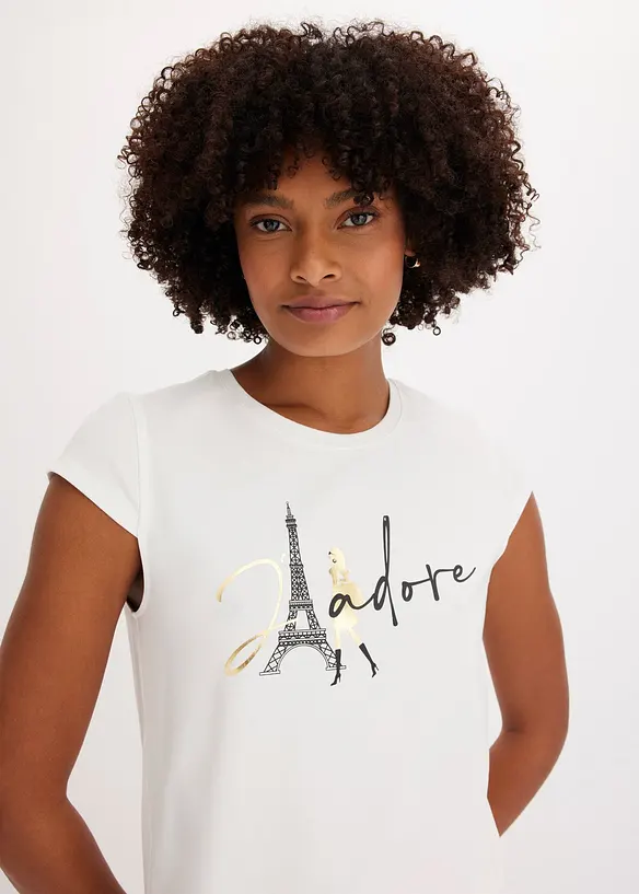 Maglia con stampa a tema Parigi, bonprix