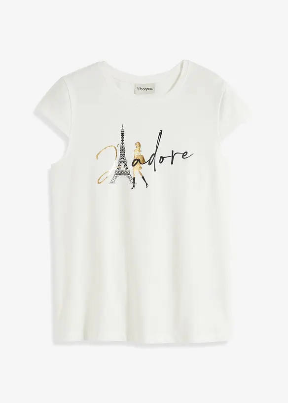 Maglia con stampa a tema Parigi, bonprix